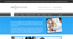 Desktop Screenshot of ksnsolicitors.co.uk